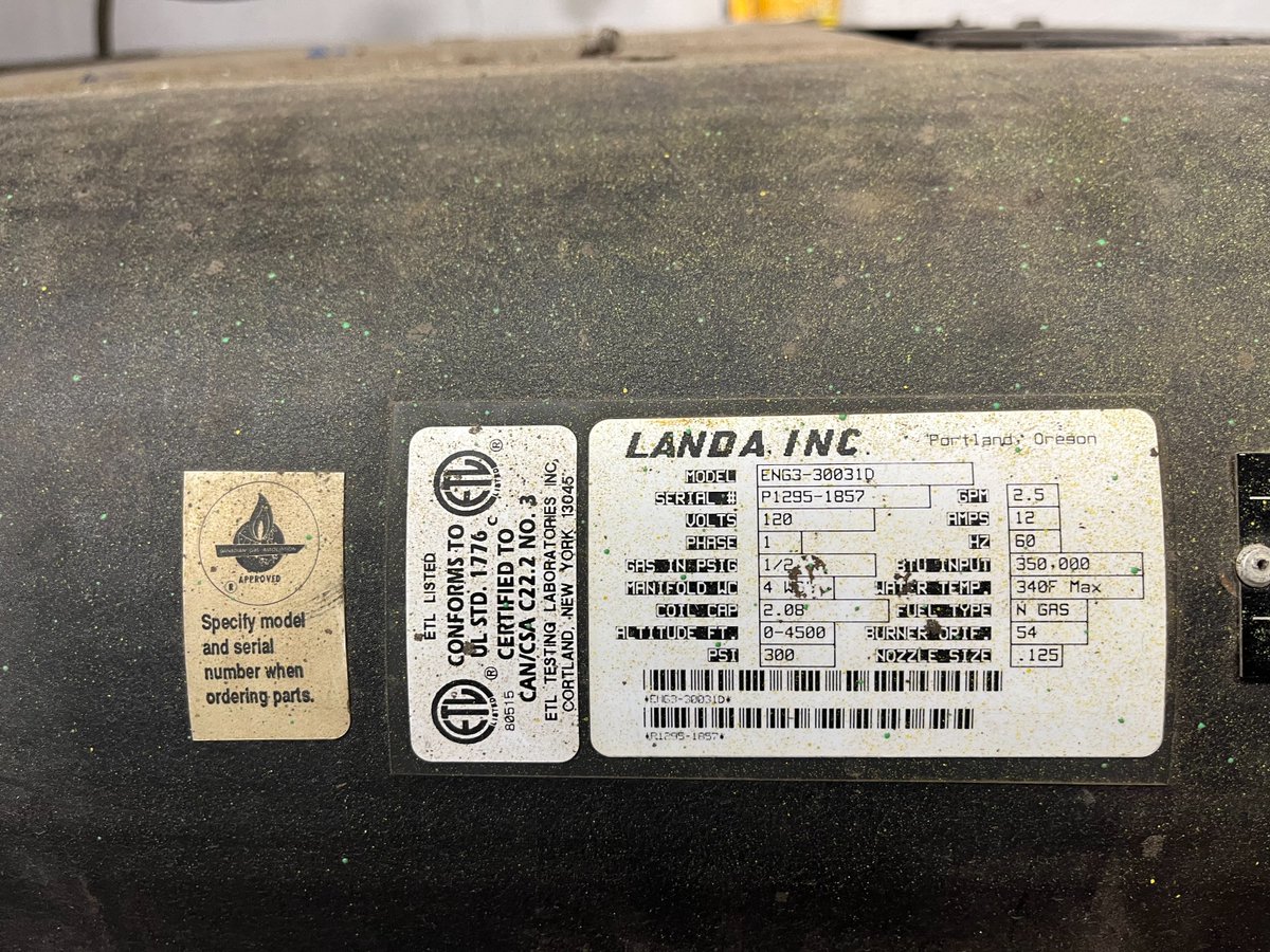 30 years old and still going strong. 💪 South Bend, Indiana's T. George Podell Company still relies on their Landa steamer for daily operations in industrial cleaning and masonry. 

Our industrial solutions are still American-built and tougher than ever 👉 ow.ly/CSoU50WRuC3