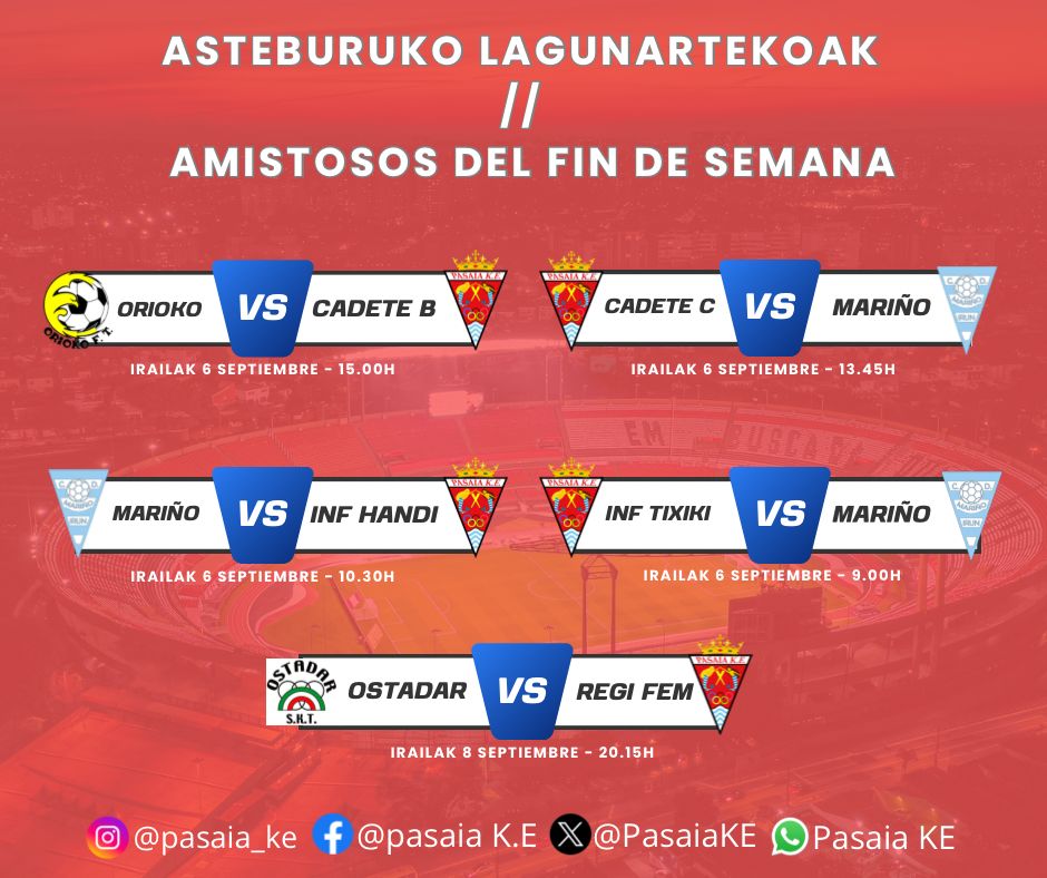 PasaiaKEoficial's tweet photo. ⚽️ Asteburuko lagunartekoak. Emakumezkoen senior taldearentzat lehena 💪 https://t.co/iRqSD1jMME
