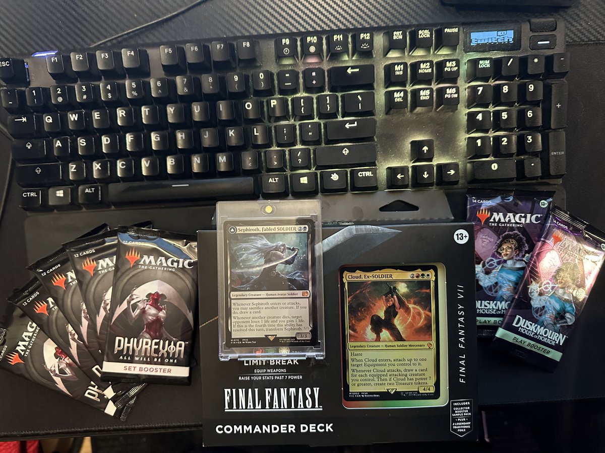 We picked up some Magic The Gathering fun for this evening when I dropped the wifey off at college today.

Will we have that pack ripping luck?🍀