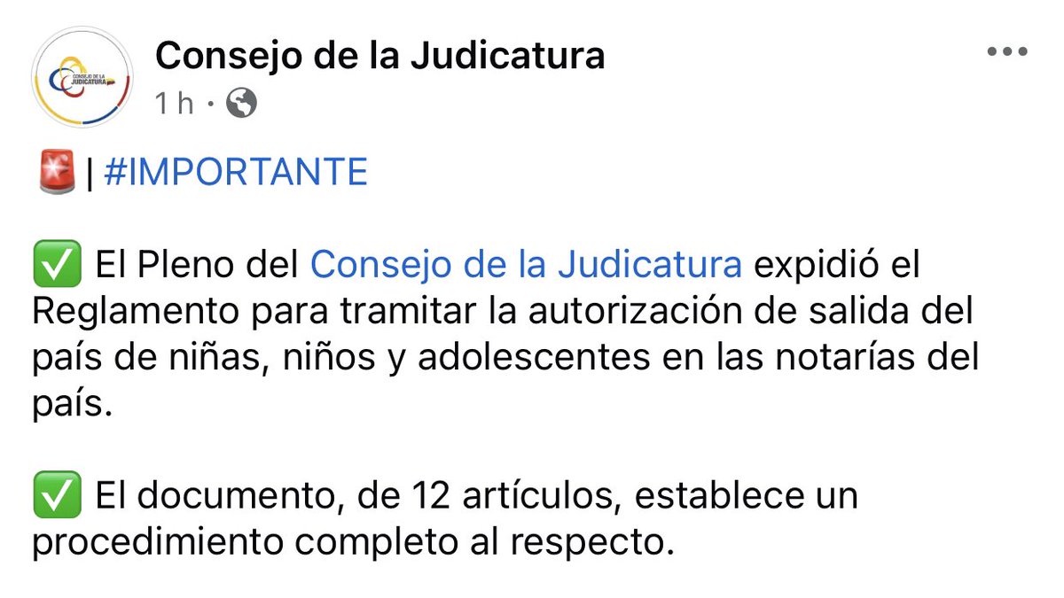 Luis_Toala's tweet photo. ⚖️ El Consejo de la Judicatura expidió el procedimiento para que las notarías del país tramiten la autorización de salida del Ecuador de (NNA).

✅ Establece obligaciones para usuarios y notarios e incorpora mecanismo como: código QR, hologramas, y sello en seco, para  verificar. https://t.co/couu106hmc