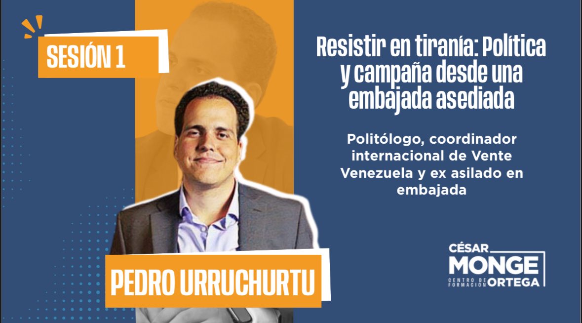 CFCesarMonge21's tweet image. Hoy arrancamos con éxito #Conectados 🙌 con la ponencia de @Urruchurtu, quien compartió su lucha por la libertad en Venezuela 🇻🇪.

💙 Gracias a todos por ser parte de este espacio que refuerza nuestro compromiso con la democracia.