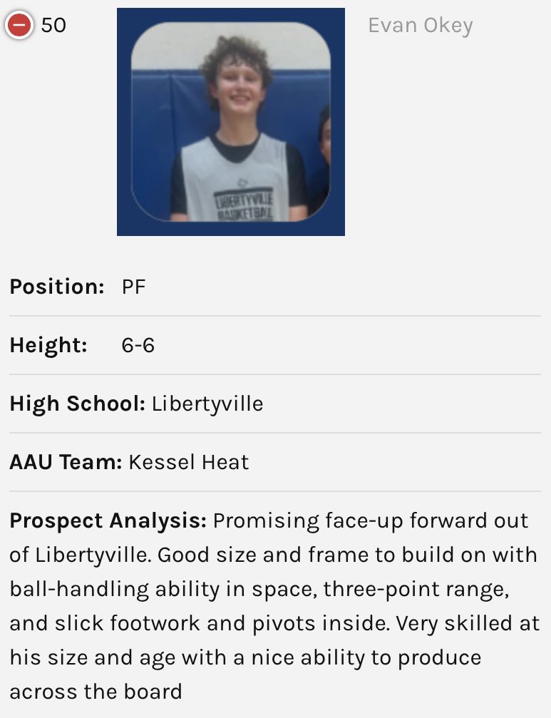 Grateful to be ranked 50th in Illinois for class of 2028. Thank you <a href="/ILHoopProspects/">Illinois Hoop Prospects</a> for the recognition. Excited to keep climbing!
