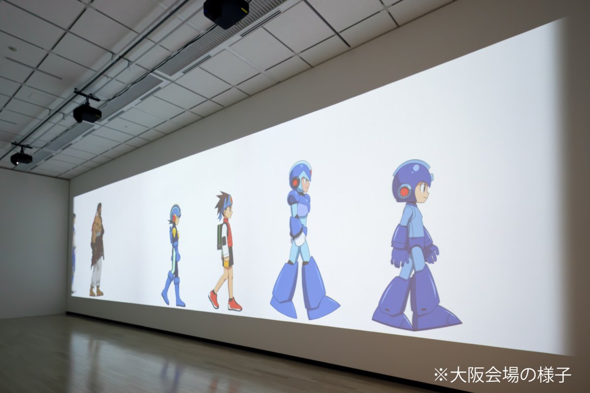 会場に入った来館者を最初に迎えてくれるのが、カプコンの往年の