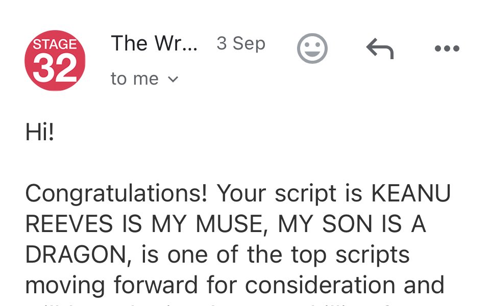 PhoenixBlackNow's tweet image. Thanks @Stage32  for putting KEANU REEVES IS MY MUSE, MY SON IS A DRAGON forward 🙌🏽
#screenwriting