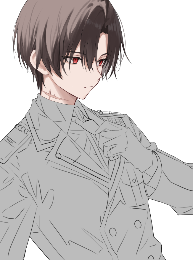 fps_rai's tweet photo. たまには男でも描くかーってらくがきしてたら気合入ってここまで描いてしまった、しらび先生の絵だとセンター分けなんだけどアニメだと左側に分け目寄ってるんよなぁ　#エイティシックス #EightySix https://t.co/yFD1HceHrl