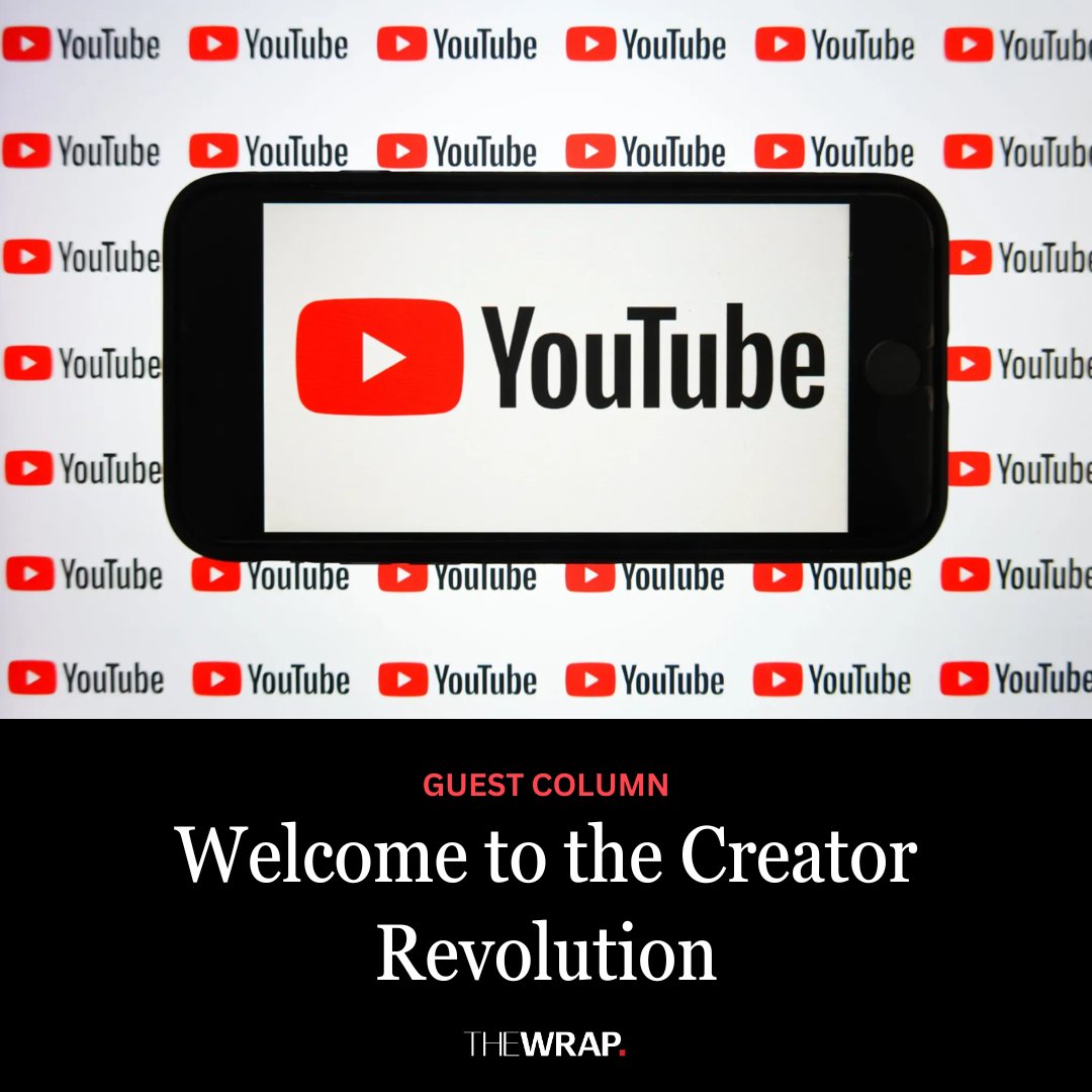 TheWrap's tweet photo. #GuestColumn: Creators are transforming entertainment by bypassing traditional gatekeepers, telling their own stories and reaching global audiences instantly through platforms like YouTube and TikTok.
This shift has democratized the industry, bringing greater speed, diversity and authenticity, and it’s only just beginning.
Read more: https://t.co/sFN1vnk8Su