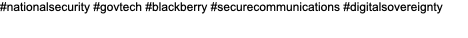 CGExec's tweet image. Phones are history. Security is now.
AI, deepfakes, quantum—BlackBerry has it covered.
#nationalsecurity #blackberry

Hear more: canadiangovernmentexecutive.ca/cge-radio-cana…