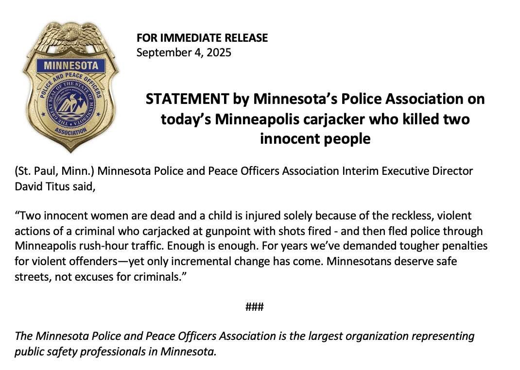 Minnesota Police and Peace Officers Association tweet media