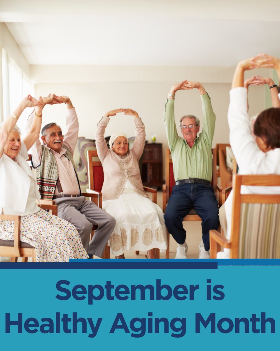 September is Healthy Aging Month! Browse countless articles from our Caring for the Ages and JAMDA Journal libraries, covering the myriad of variables that factor into healthy aging: bit.ly/HealthyAgingCa… &amp; bit.ly/HealthyAgingJA…