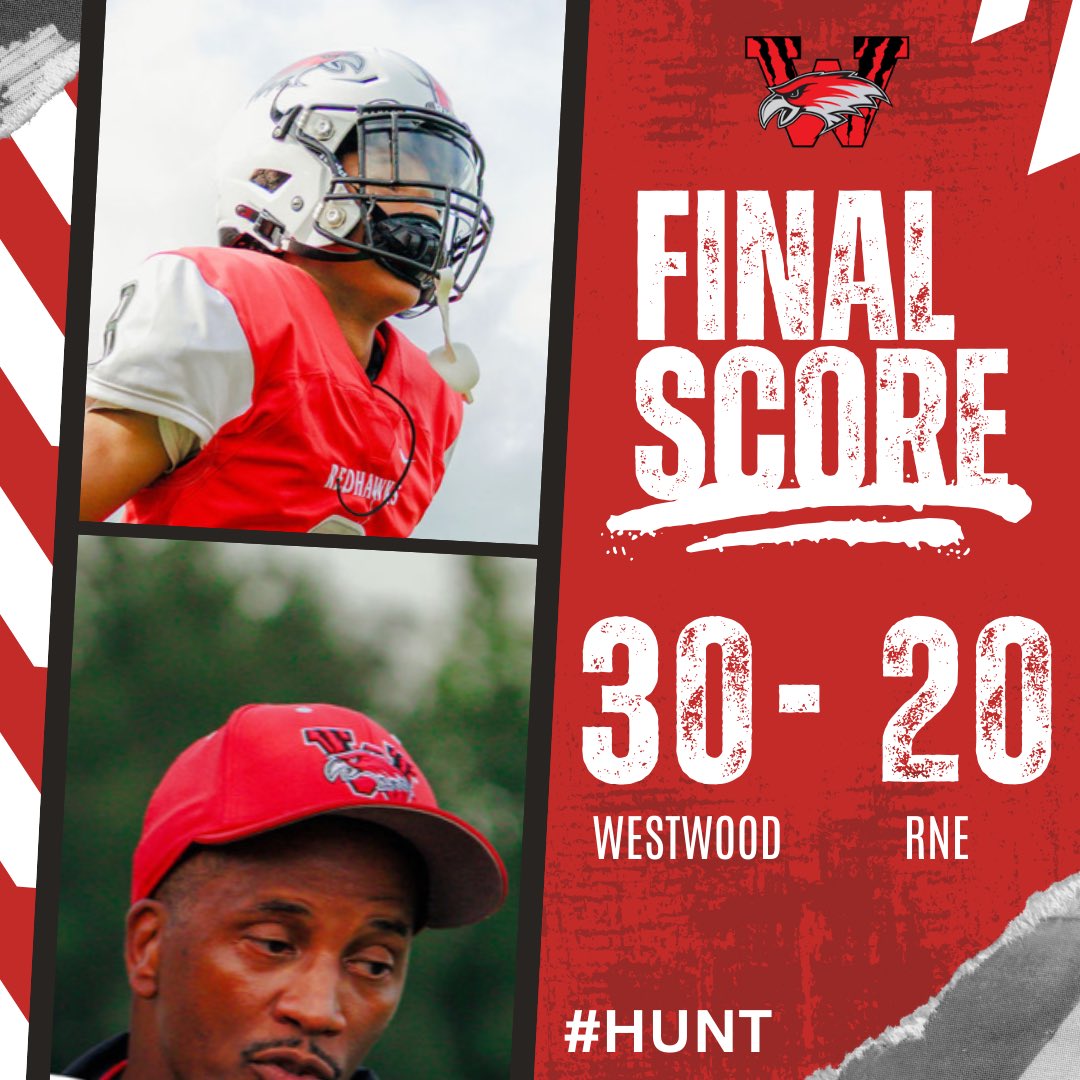 Your JV Redhawks secure the victory!!! #HUNT