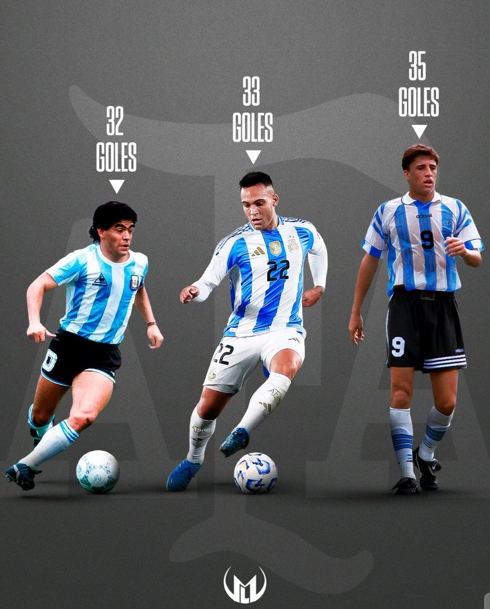LautaroM22_'s tweet image. 🤯 Lautaro Martinez se convierte en el 5to máximo goleador de la historia de la Selección Argentina.