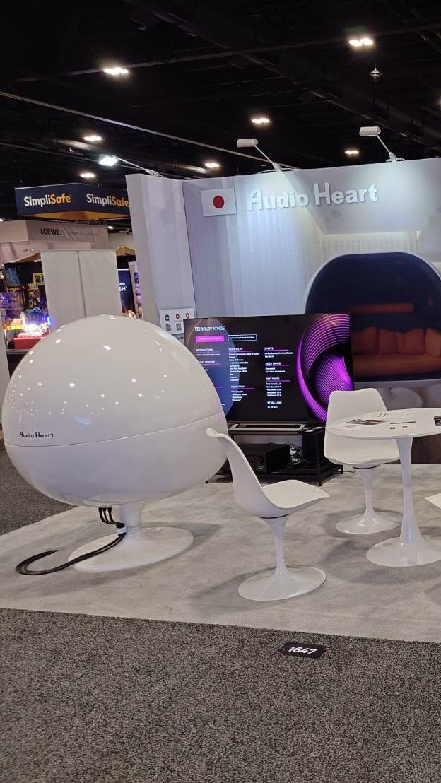 AudioHeart's tweet photo. Come and experience this amazing surround chair speaker for yourself!

Booth: #1647

#CEDIA2025 #CEDIAExpoCIX #cediaexpo 
#cedia #vrsw1 #vrs1 #audioheart  #speakerchair #surround #immersiveaudio #Audio #dolbyatmos https://t.co/4KgKn7RbTP