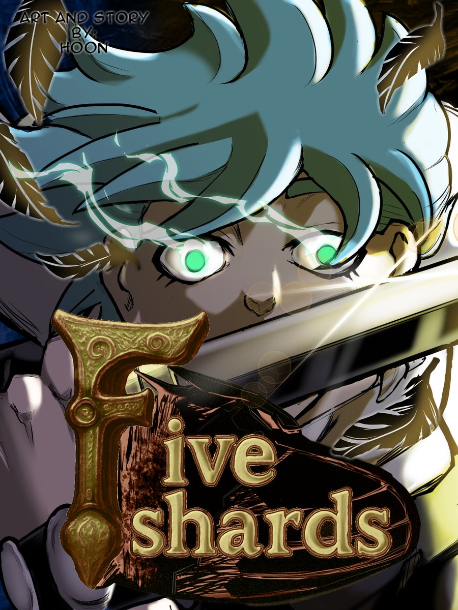 cover of #fiveshards soon to be published on mangaplus creators