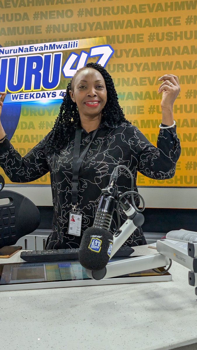 Umeamkaje hapo Mwana Ligi? Good morning 🌞. Ni Himizo Friday, vifungo vya adui vinaanguka, no more limitations in Jesus Name! Karibu kwa morning glory, hapa ndipo! <a href="/EvahMwalili/">Mama Taifa Evah Mwalili</a> <a href="/Radio47_Kenya/">Radio 47</a> #nurunaevahmwalili #nurunaevahmwalili