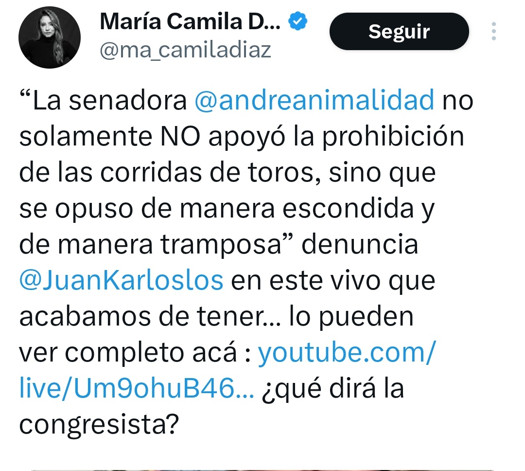 SenadoAnimal's tweet photo. @PlataformaALTO @petrogustavo @EsmeHernandezSi Prohibido olvidaloque hizo padilla https://t.co/s9tiCUm0jL