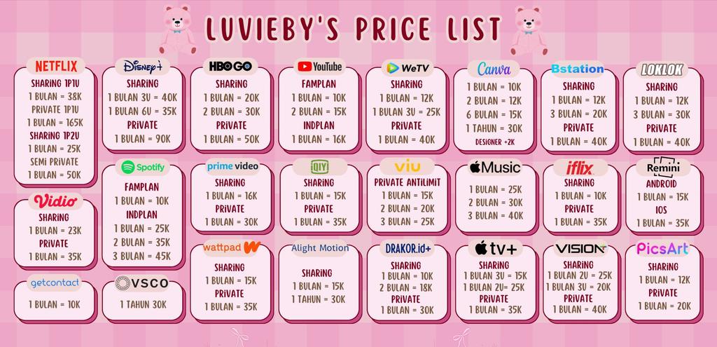 ready apk premium 🤩

✅️ legal
✅️ trusted
✅️ full garansi

🏷 mau wtb wts ada siapa mana yg jual yang app netflix spotify youtube viu wetv disney hotstar hbo go amazon prime video vidio getcontact iqiyi aplikasi

WA : wa.me/6287864091920
#zonauang #zonajajan #zonaba (2)