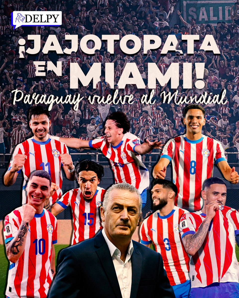 ▶️  ¡EL QUE NO SALTA, NO VA AL MUNDIAL! | 🇵🇾😍

Paraguay demostró con Alfaro que la garra guaraní está intacta.  🤩

Con el empate ante Ecuador en el mítico Defensores del Chaco, Paraguay clasificó directamente al Mundial después de 16 años. 💪 🦁🔥