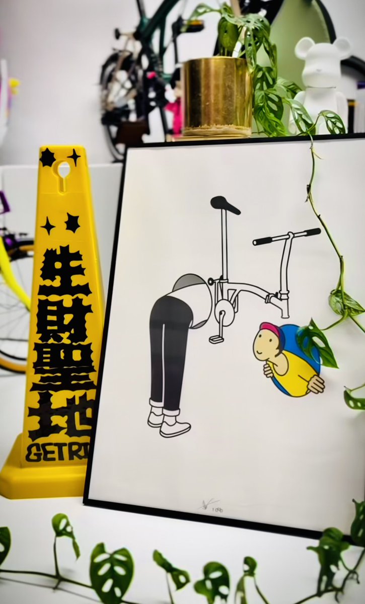 100copies Bicycle Art tweet media