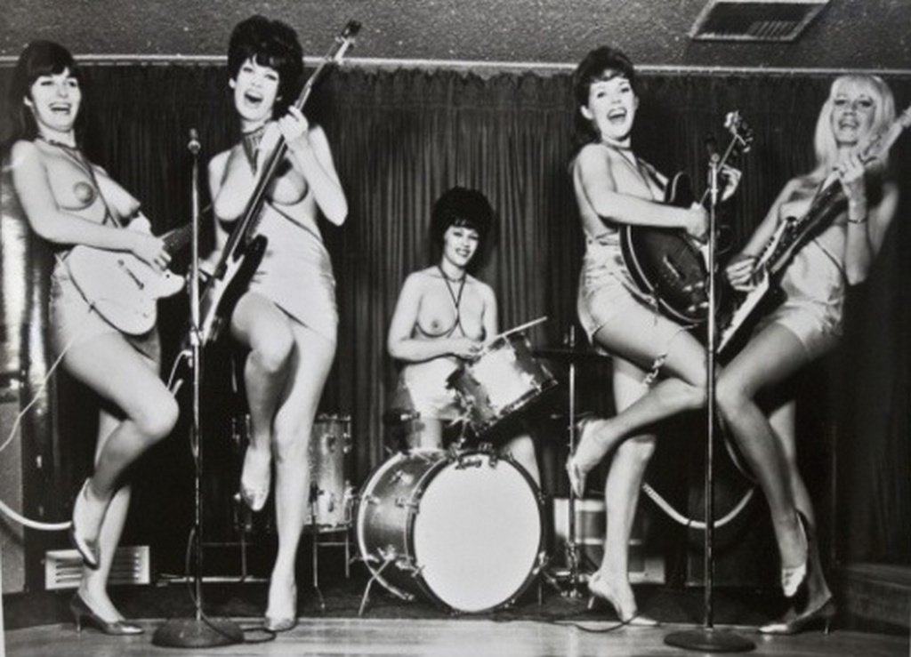 The Ladybirds, American topless female band
1966