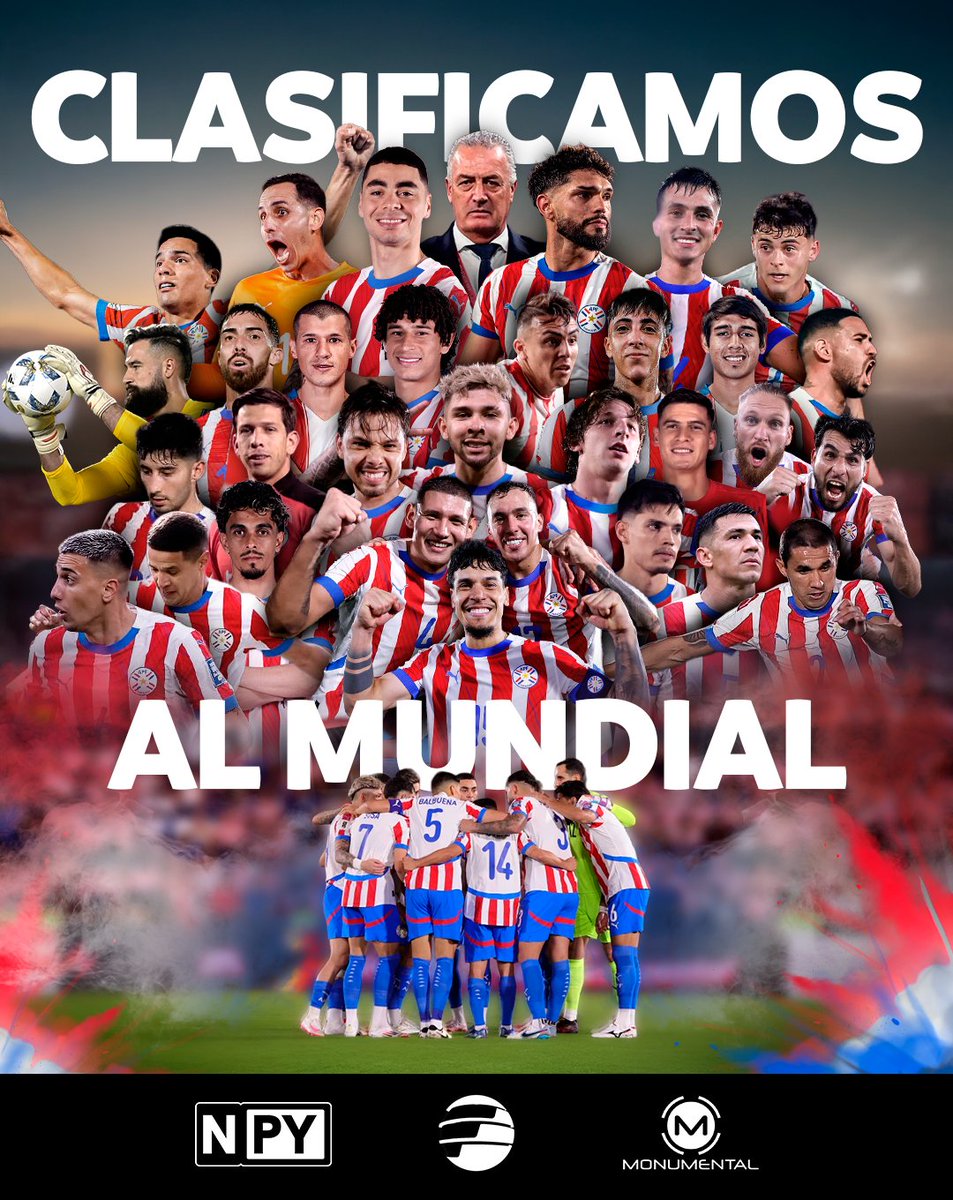 npyoficial's tweet photo. ✨ ¡ESTAAAMOS EN EL MUUNDIAAAAL! 😭

📌 16 AÑOS TUVIMOS QUE ESPERAR PARA ESTA ALEGRÍA

⚪🔴 ¡GRACIAS MUCHACHOS! ¡GRACIAS ALFARO! ¡TE AMAMOS ALBIRROJA! ¡VAMOS PARAGUAY!

#NPY #NosConecta https://t.co/Hn3EHzoAnR