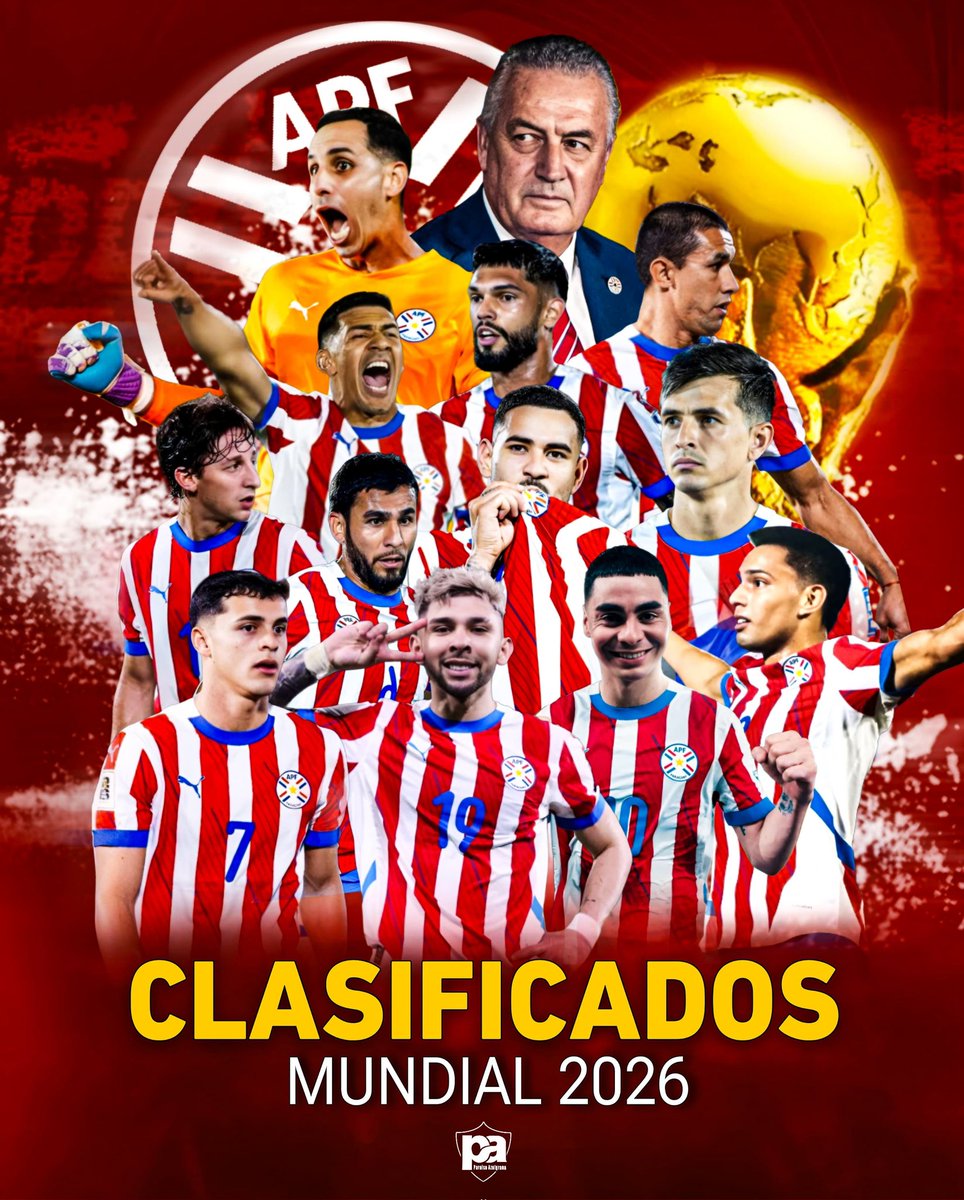 16 AÑOS TE ESPERE CARAJO, Y LA ESPERA SIEMPRE VALE LA PENA. PARAGUAY CLASIFICADO AL MUNDIAL LPM 

¡SI LO LEISTE BIEN! NOS VAMOS AL MUNDIAL MIERDAAAAA 🇵🇾🇵🇾🇵🇾🇵🇾🇵🇾🇵🇾🇵🇾🇵🇾🇵🇾🇵🇾