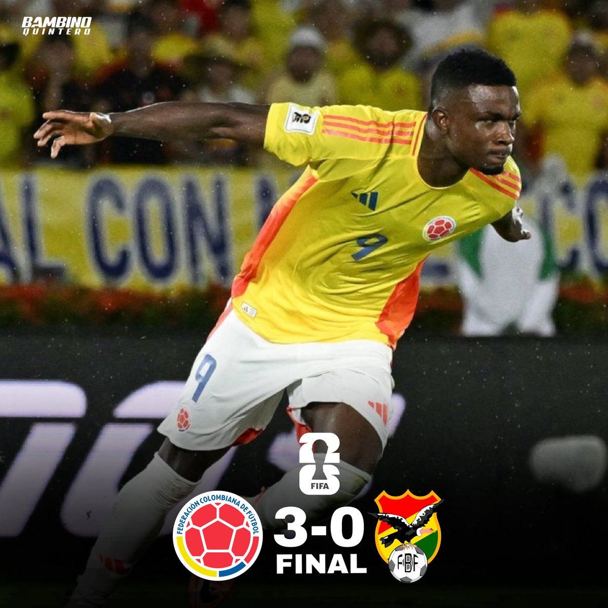 BambinoQuintero's tweet image. ✍🏼 Clasificamos, pero estamos lejos de la selección 🇨🇴 que vimos en la #CopaAmérica2024. A mejorar.