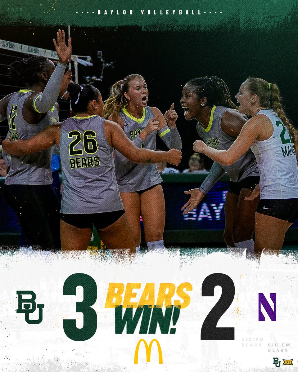 Chalk one up for the HOME team!!

#SicEm🐻🏐