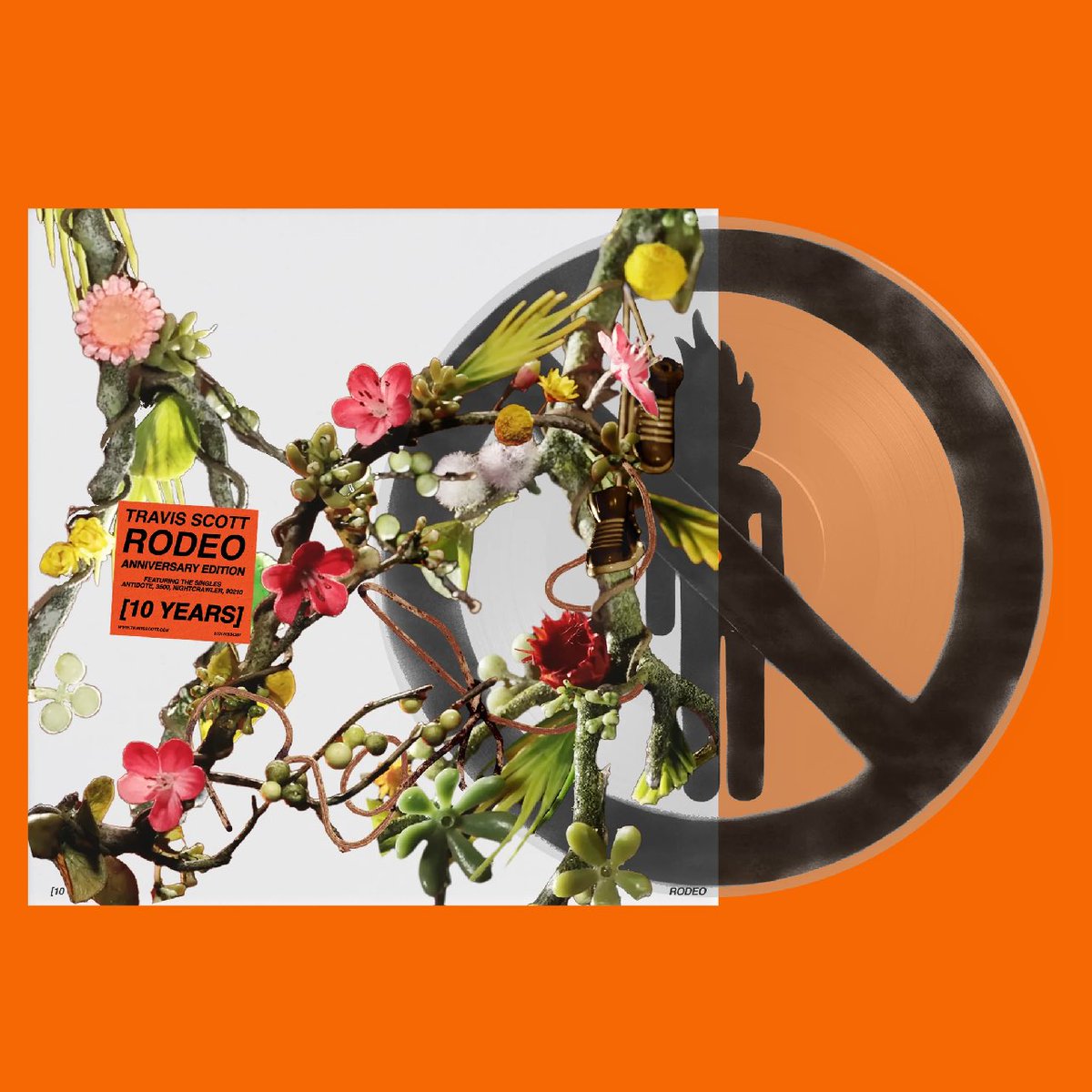 Travis Scott — Rodeo 10th Anniversary Vinyl DLX Package Orange