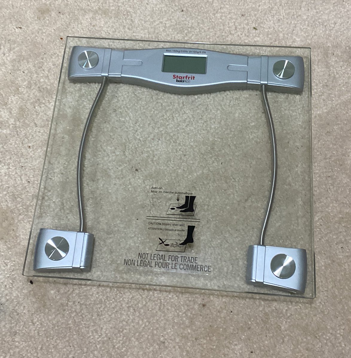 I finally own a scale &lt;3
102.2lbs =3