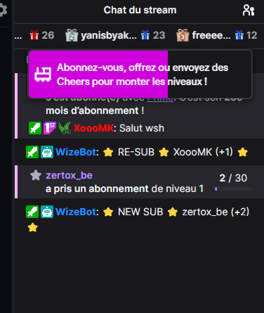 Palmares pas de train de la hype pendant 6 mois, mais j'en ai un hors live mdrrr