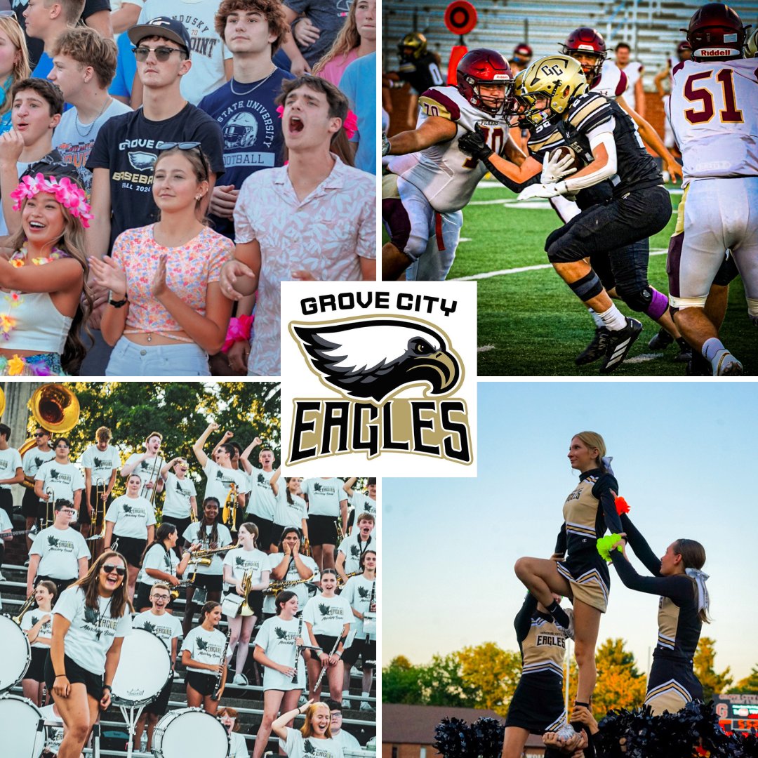 Grove City HS is in the <a href="/TMobile/">T-Mobile</a> Friday Nights 5G Lights Sweepstakes! 🦅💛

We could win $5K, $25K, or even $1 MILLION! 🙌
Show your Eagle spirit this Friday at Forker Field &amp; post w/ #FN5GL #sweepstakes
Tag: <a href="/TMobile/">T-Mobile</a> <a href="/GCASDK12/">Grove City Area School District</a> @gcasd.eagles
#LetsDoThisEagles