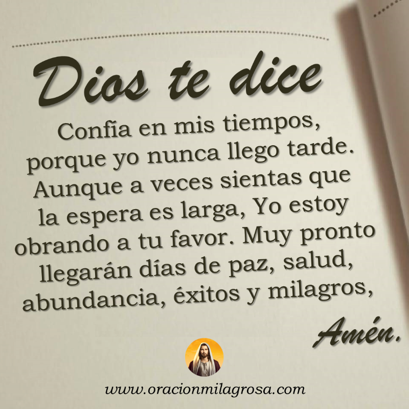 oracion_milagro's tweet photo. HOY DIOS TE DICE: me pediste una señal, aquí la tienes; por favor nunca pierdas tu fe, porque aunque los tiempos sean difíciles, tu milagro y tu gran bendición llegará muy pronto, en el momento indicado y por las razones correctas.

Recibe este mensaje en: https://t.co/OGP1oSbwsB