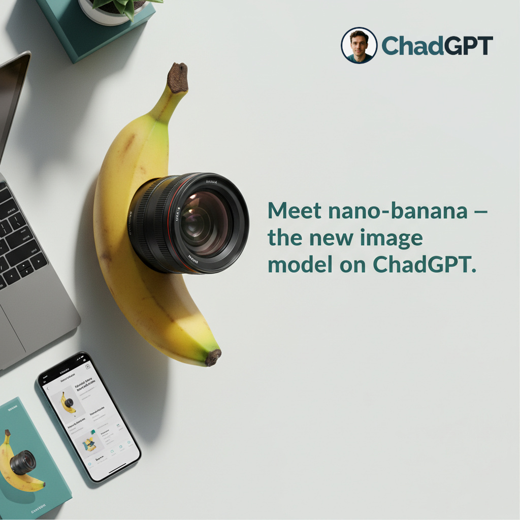 chadgptai's tweet image. Small business owners, tired of generic stock photos? 🎨 ChadGPT now features Nano-Banana (Google Gemini 2.5 Flash) for stunning, custom AI-generated images! Elevate your brand visuals effortlessly. #SmallBiz #AIImageGen #ChadGPT #NanoBanana chadgpt.com/use-nano-banan…