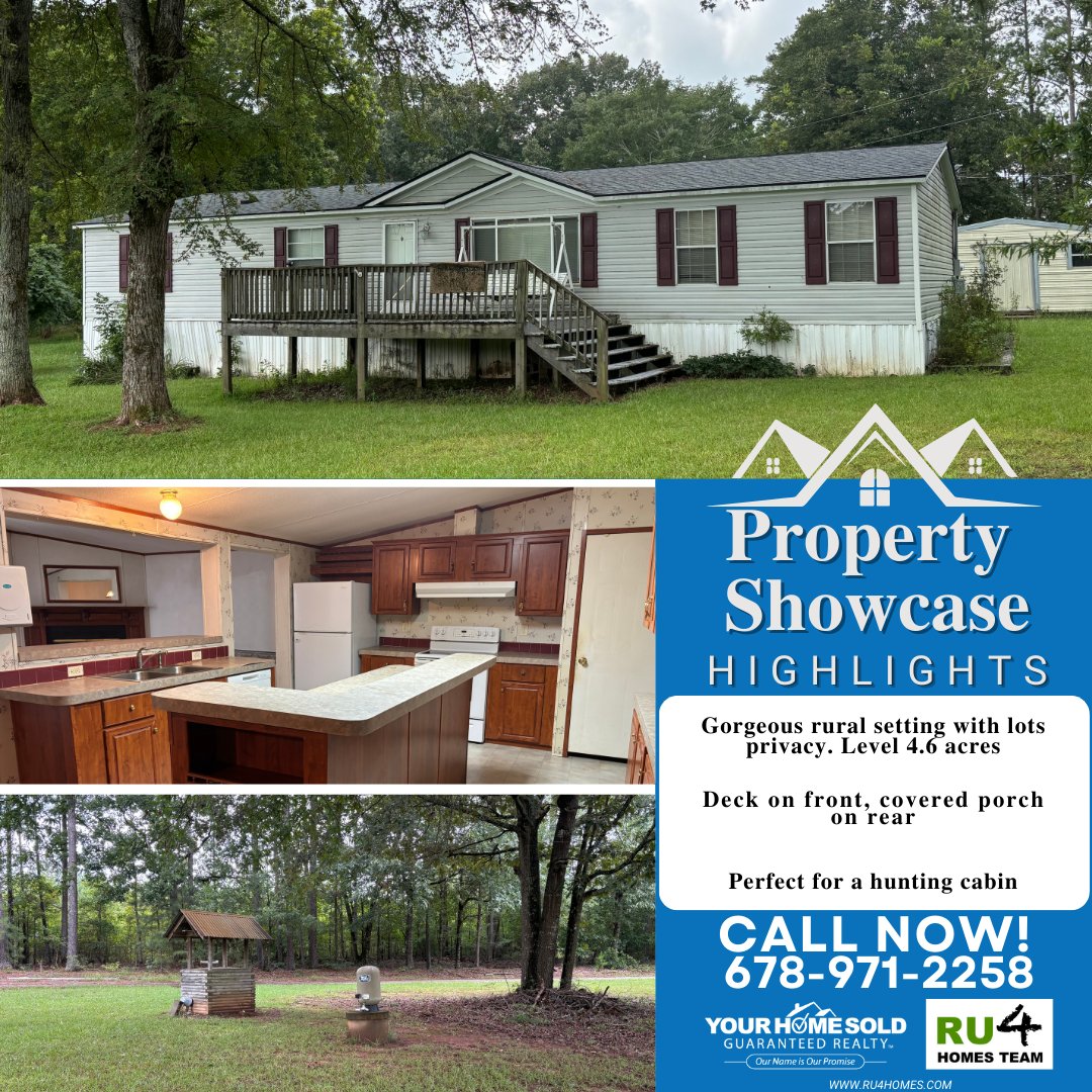 DwightJoy's tweet photo. ‼JUST LISTED‼
DEER HUNTING SPECIAL! 🎯 Don't miss this, Perfect for a hunting  Cabin on a level 4.6 acres lot! 
👉Click here for details! https://t.co/O1i0WQ1ldV?

To discuss this offer, call me now at 678-971-2258! 🎉 https://t.co/N8dMsY5khs
