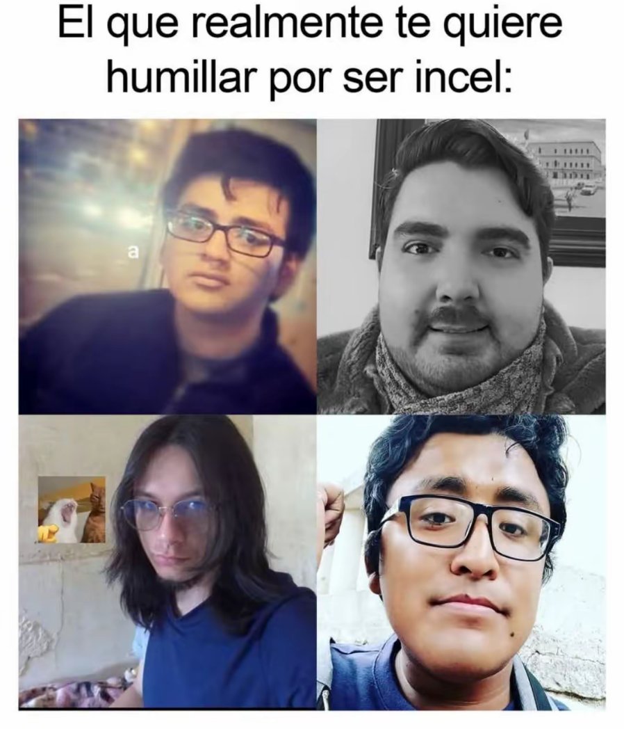 BUAJAJJA E VELDA MMM ESTOS SIMPS REALMENTE CREEN KE DEFENDIENDOLAS TENDRÁN SU AMOR O ALGO A CAMBIO 😹😹. PERO PRONTO SABRÁN LA VERDAD DE LA NATURALEZA DE LAS MUJERES Y SERÁN IGUAL QUE NOSOTROS LOS INCELSS...