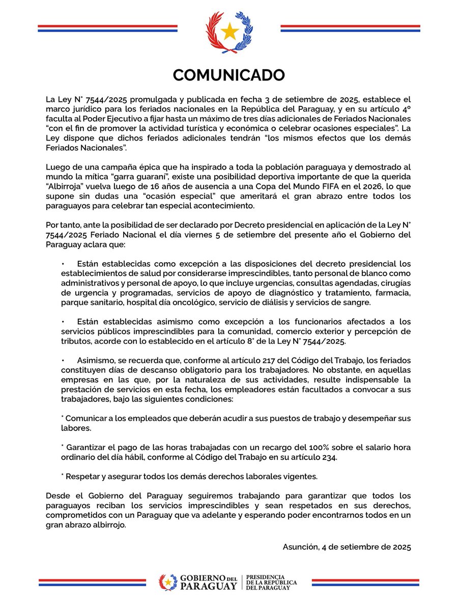 Presidencia Paraguay (@presidenciapy) on Twitter photo 