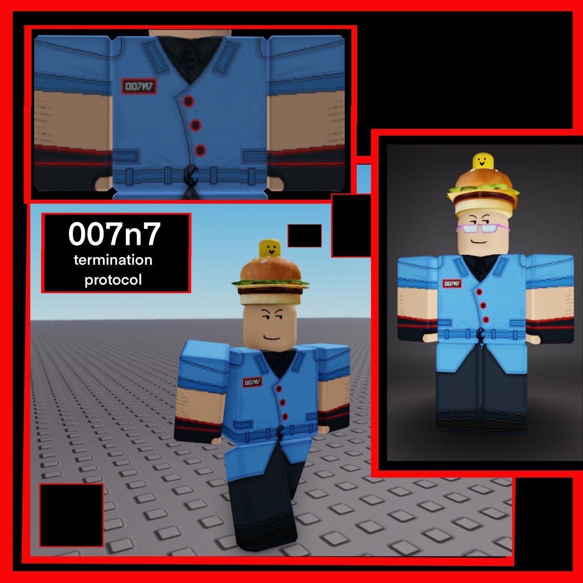 i made #terminationprotocol 007n7 clothes as a fun practice