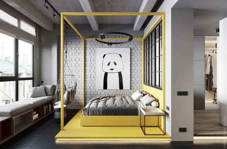 NovenoCe's tweet image. Descubre el encanto femenino de este loft con vistas a Moscú 🏙️ #EstiloÚnico #DiseñoInterior blgs.co/V9BNJ5