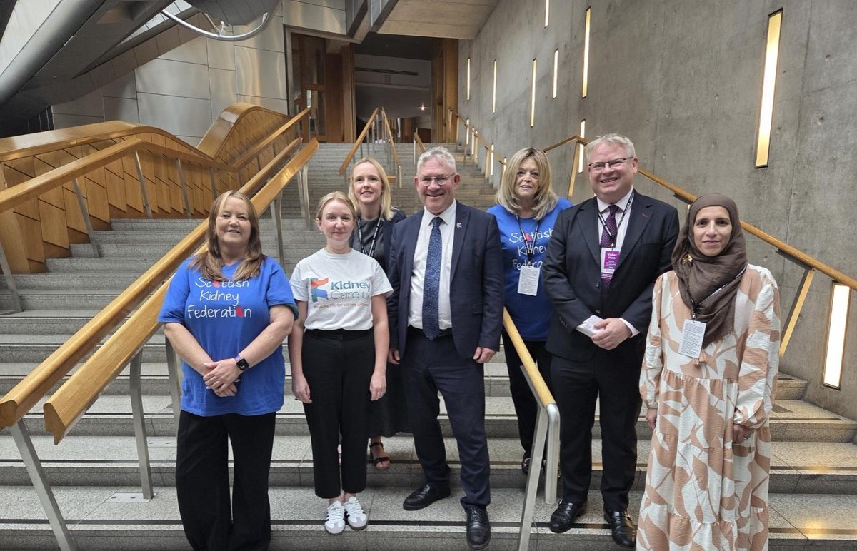 Yesterday, our Scottish policy and external affairs manager, Bushra, attended the Scottish Parliament debate on chronic kidney disease, led by Kenneth Gibson MSP.

The session highlighted the importance of early detection, prevention and improved care for kidney patients. 

It