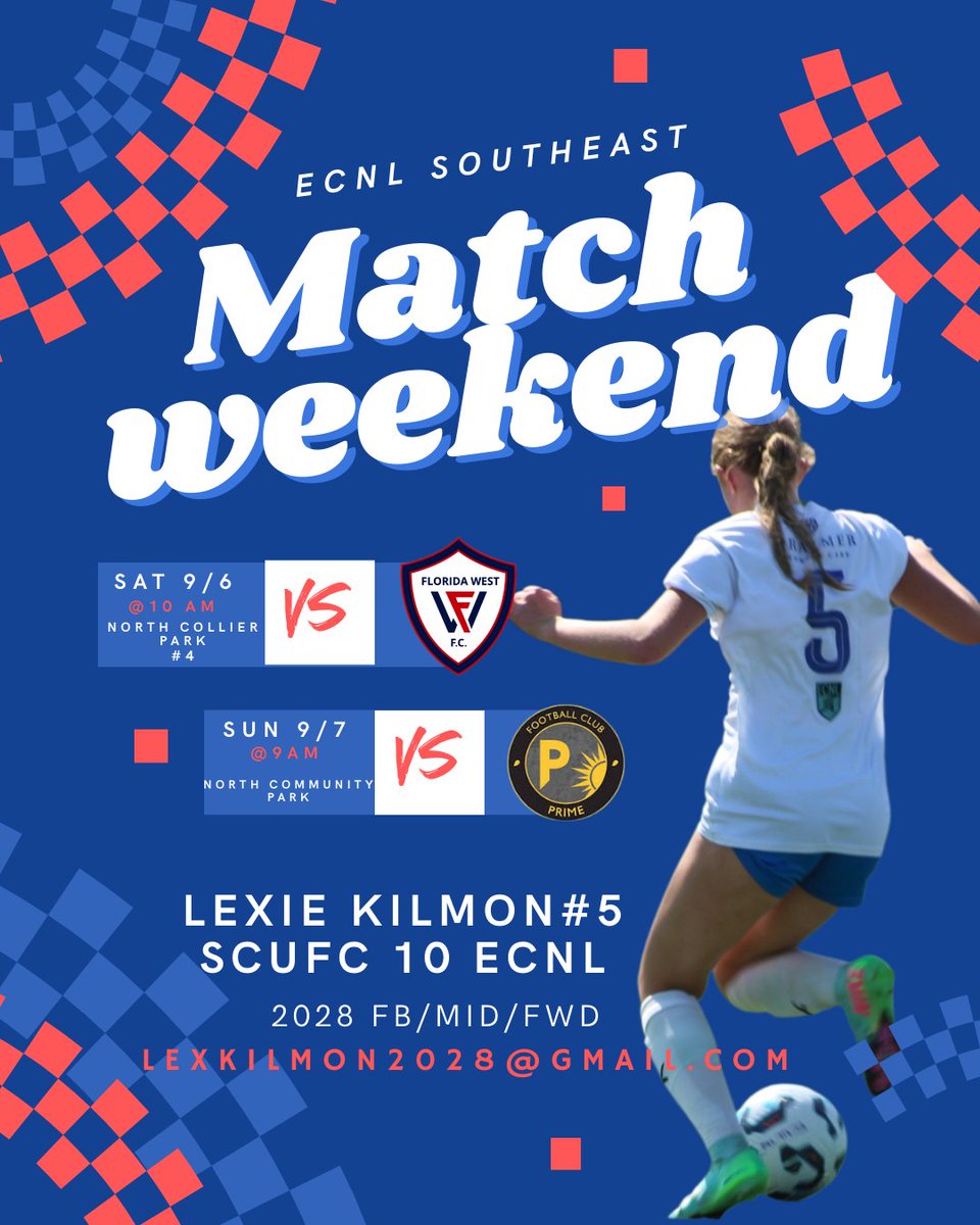 Finally time to put it all on the field! It's match weekend for the <a href="/ECNLSoutheast/">ECNL Southeast Girls</a> ! Florida bound for 2 good matches!🌴⚽️ <a href="/tikitakaklu/">Tomasz Kluszczynski 🇵🇱/🇺🇸</a> <a href="/TannerOsborne27/">Tanner Osborne</a> <a href="/ImCollegeSoccer/">College Soccer Truth ™</a> <a href="/ImYouthSoccer/">ECNL/GA/Recruiting/College Soccer</a> <a href="/PrepSoccer/">Prep Soccer ⚽️</a> <a href="/TopDrawerSoccer/">TopDrawerSoccer</a> <a href="/ECNLgirls/">ECNL Girls</a> <a href="/gatorjack72/">Girls In The Game</a>