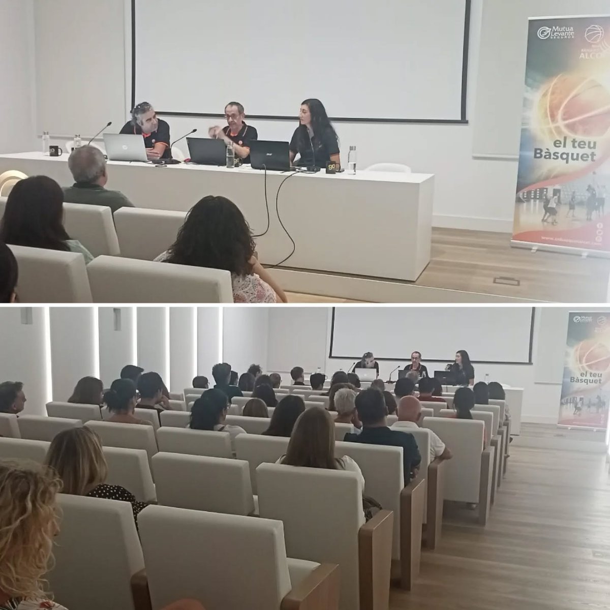 Hoy hemos celebrado la reunión informativa de la temporada con las familias de nuestros equipos.
Damos las gracias a Mutua Levante  por cedernos su salón de actos y a las familias asistentes por acompañarnos y seguir sumando en este proyecto.
 ¡Arranca una temporada ilusionante!