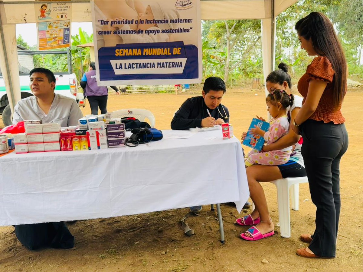 DPS_LosRios's tweet photo. #Urdaneta | Como parte de los compromisos de la MIP de Ricaurte, el Distrito de Salud, en articulación con instituciones como GADP de Ricaurte, @Gober_LosRios e @InfanciaEc realizó brigada médica para la prevención de la desnutrición crónica infantil en el recinto Rio Viejo. https://t.co/PLjDsfOnrQ