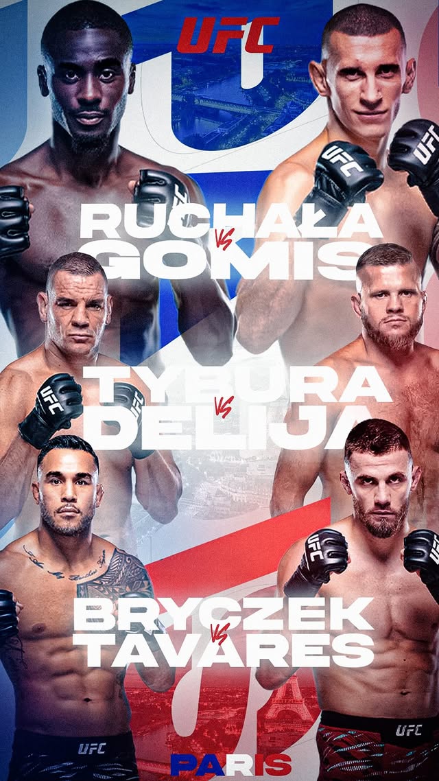 Tomasz Machowski 🇵🇱 (@tomaszgorlice) on Twitter photo Jaram się🔥‼️ Trzech Polaków 🇵🇱 jednego wieczoru w <a href="/ufc/">UFC</a>‼️ Robercik <a href="/robert_ruchala/">Robert Ruchała</a> błagam🙏, załatw to szybko, bo wiesz, że ja to serca zdrowego nie mam🩺❤️‼️ <a href="/robert_bryczek/">Robert Bryczek</a> <a href="/MarcinTybura/">Marcin Tybura</a> #UFCParis Jaram się🔥‼️ Trzech Polaków 🇵🇱 jednego wieczoru w <a href="/ufc/">UFC</a>‼️ Robercik <a href="/robert_ruchala/">Robert Ruchała</a> błagam🙏, załatw to szybko, bo wiesz, że ja to serca zdrowego nie mam🩺❤️‼️ <a href="/robert_bryczek/">Robert Bryczek</a> <a href="/MarcinTybura/">Marcin Tybura</a> #UFCParis