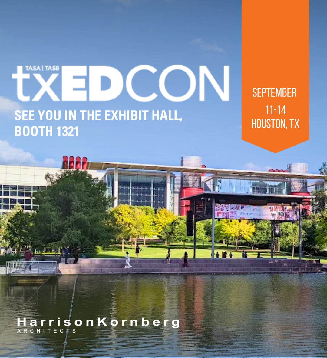 We can’t wait to see you next week at #txEDCON25 in our hometown, Houston! Come say “hello” at booth #1321 and get to know #HarrisonKornberg 🧡

Haven't registered yet? Visit tasa.tasb.org/registration to sign up today!
<a href="/tasanet/">TASAnet</a> @tasbphotos
#TexasEducation #TASA #TASB #K12 #Design