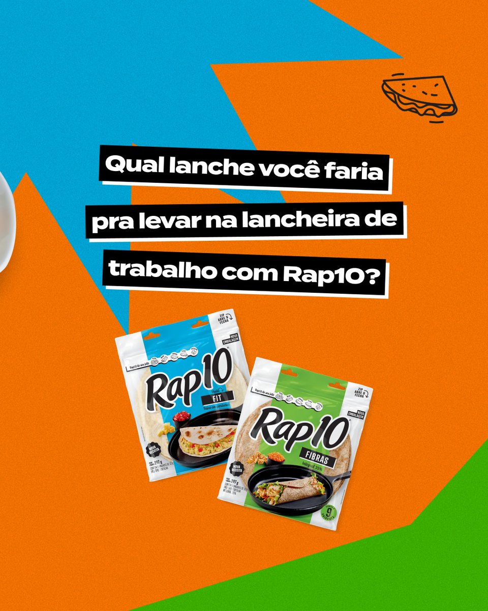 A dieta não precisa parar no expediente.

Lanche da tarde saudável? Vai de Rap10.