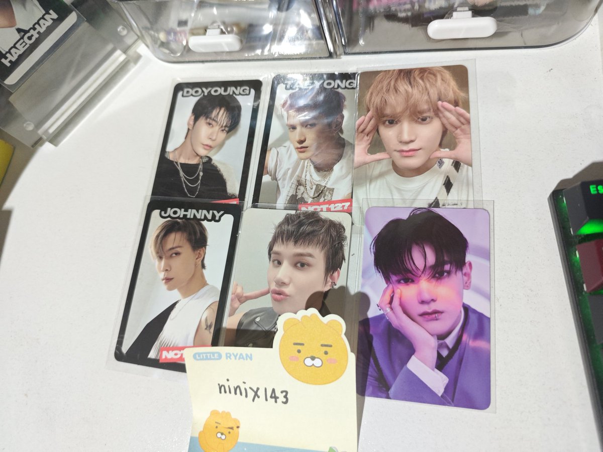 ninix143's tweet photo. ✗ wts ✗  

💫♡̴  Trading Ay yo 
💐 concept ใบละ 20฿
🌼 Selfie แทยง จองอู ใบละ 50฿  

🎀 Thai post 35฿

🗯  MT/DM
#ตลาดนัดอซท  #ตลาดนัดnctdream #ตลาดนัดnct127  #ตลาดนัดnct https://t.co/xurFWbO8f4