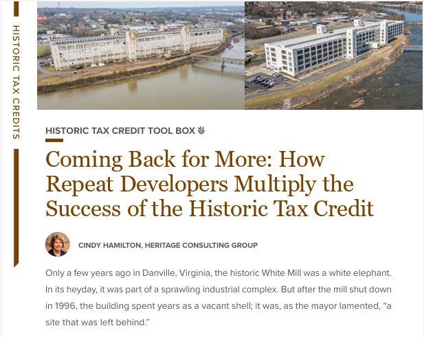 Proud to be featured in the Novogradac Journal of Tax Credits! 📰

The piece highlights how repeat developers like The Alexander Company multiply the success of the Historic Tax Credit.  novoco.com/periodicals/ar…