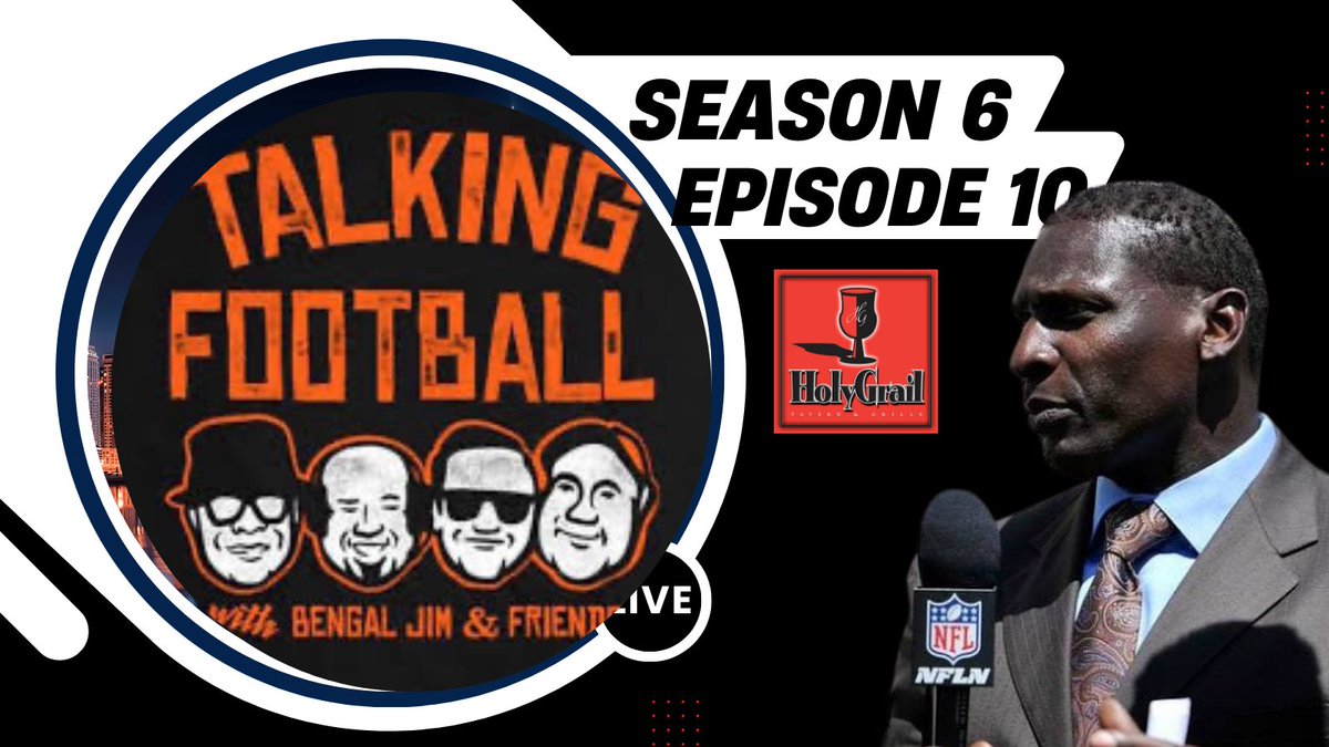 bengaljims_BTR's tweet photo. 🔥🐅 Talking Football with Bengal Jim & Friends LIVE Podcast at @holygrailbanks 🐅🔥

📅 Wednesday, September 11th
⏰ 7:00 – 9:00 PM
📍 Holy Grail, Downtown Cincinnati

🎙️ Special Guests:
•Solomon Wilcots
•Plus other surprise appearances

🎁 TONS of cool Door Prizes!
❤️ Benefiting the Cincinnati Firefighters Charitable Fund

Would highly recommend getting down there early! Don’t miss a night of fun with Fans and lots of Bengals talk as we get hyped for the home opener! 🧡🖤 we will be live at Grail and streaming to our social media platforms! 

#WhoDey #RuleTheJungle #BengalJimAndFriends #OpenInOrange