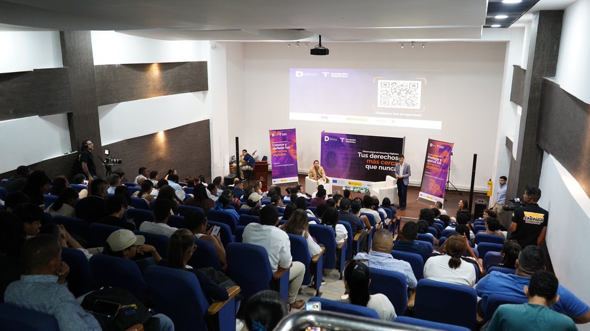 🌐✨ Con éxito realizamos el conversatorio “El impacto de la tecnología en la sociedad, desde la mirada de los derechos digitales”.
En alianza con Fundación Telefónica y Secretaría de Educación de Cartagena, reflexionamos sobre los retos y oportunidades de la era digital.
