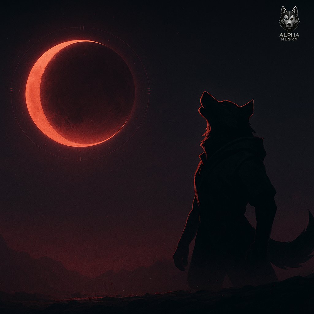 The_Alpha_Husky's tweet photo. GOOD NIGHT HOWLERS ๐บ๐ซก
Three nights left. ๐๐ด
The moon glows faint, but the call is louder.
Sleep wont silence the pulse...
If you hear it already, drop a ๐ด๐บ
#The_Alpha_Husky #AlphaHowlEclipse #BloodMoon #AlphaPack
#JoinThePack